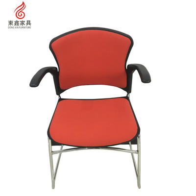 Plastic  Arm Chair Chrome Chair With Cushion  Q011+01