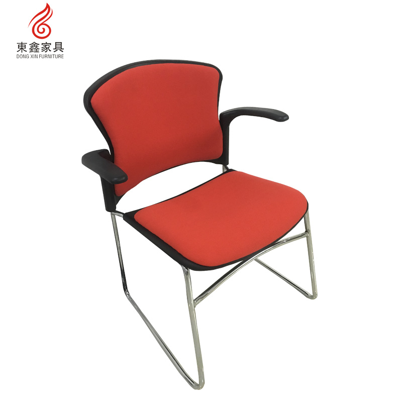 Dongxin furniture-Comfortable Plastic Arm Chair, stackble office chair factory-4