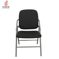 Foshan Folding Chair Training Chair With PU leather ZD08