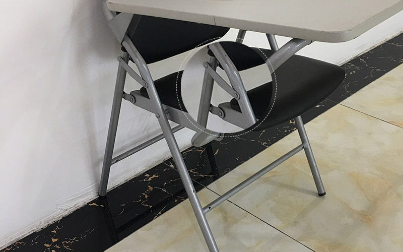 Dongxin furniture-Foshan Folding Chair, Training Chair With Pu Leather-8
