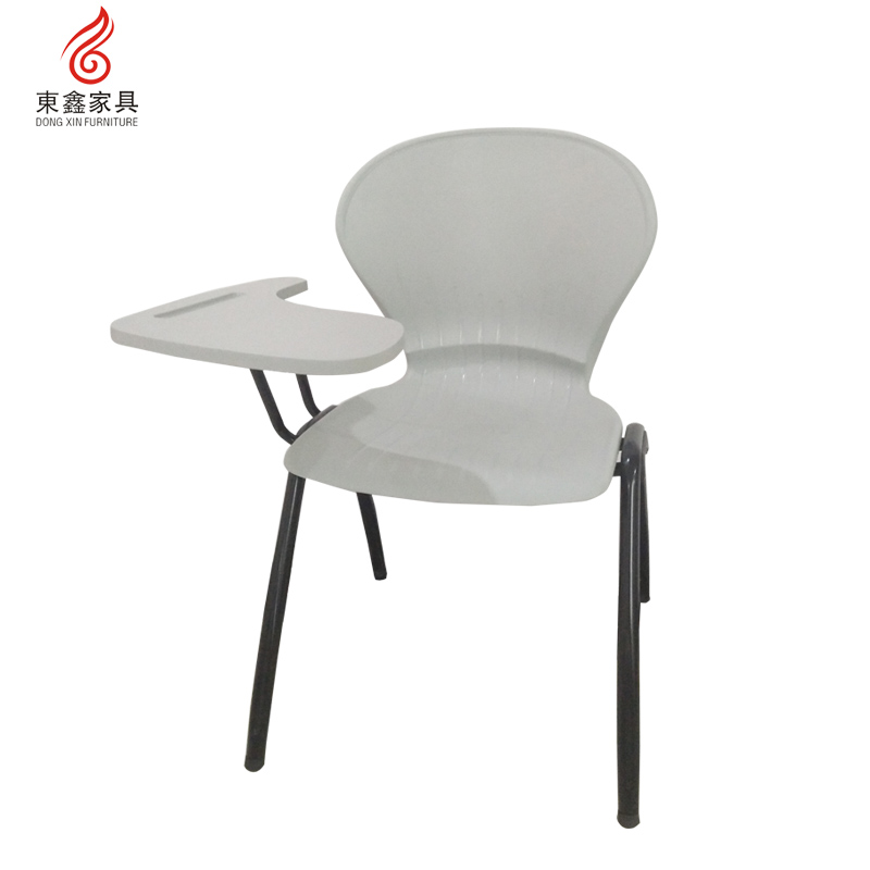 Dongxin furniture-Plastic Training Chair, Study Chair with small tablet