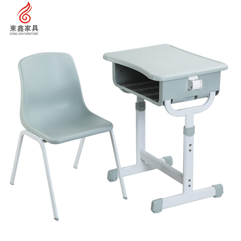 Modern Aluminum Alloy Frame Folding Combo School Desk And Chair